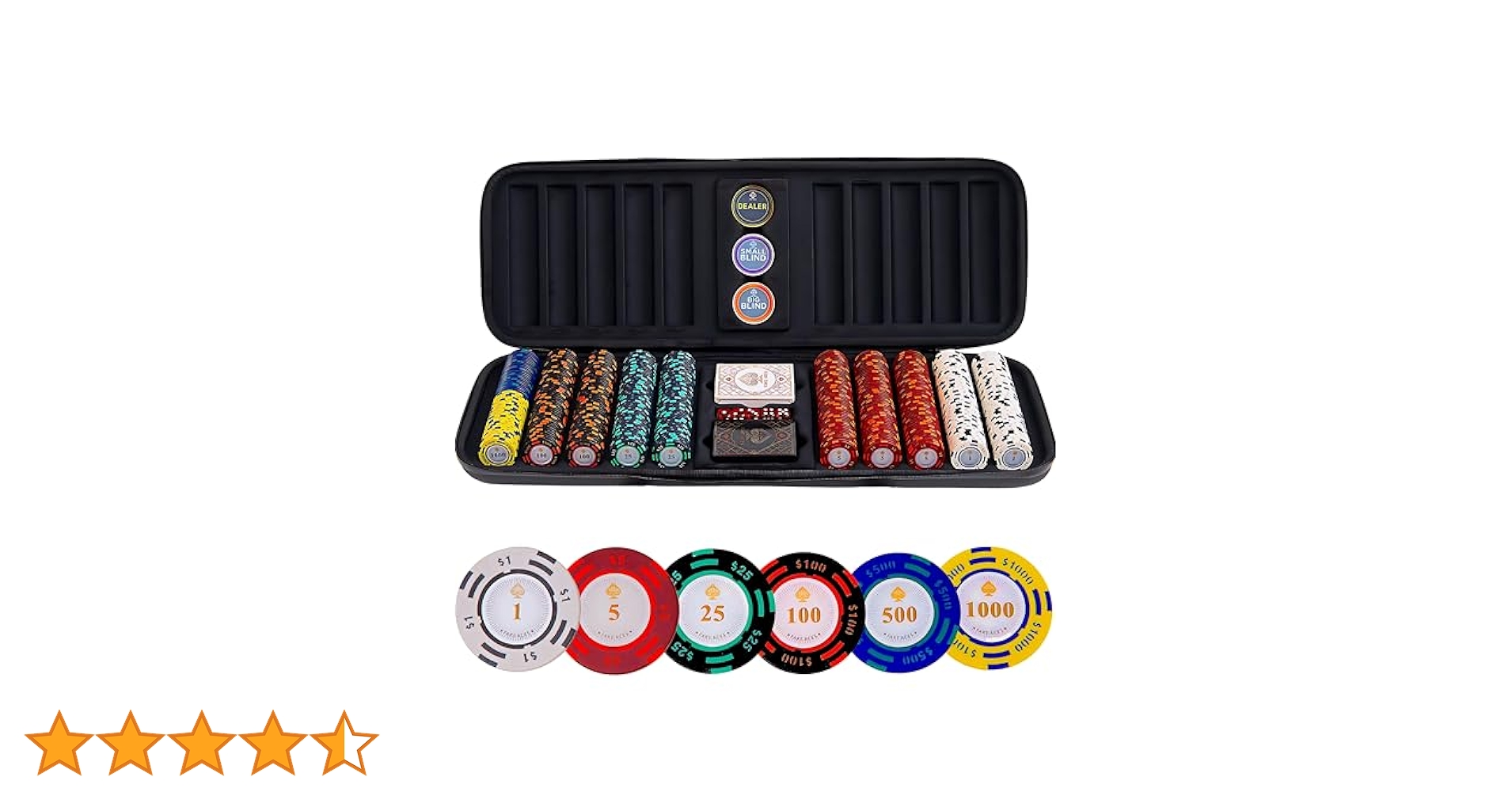 Amazon | FAKE ACES ブラックシリーズ 500 ポーカーチップセット